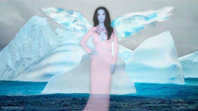 Katy Perry in Antatctica With DS