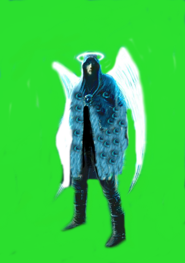 Ohom as a blue angel