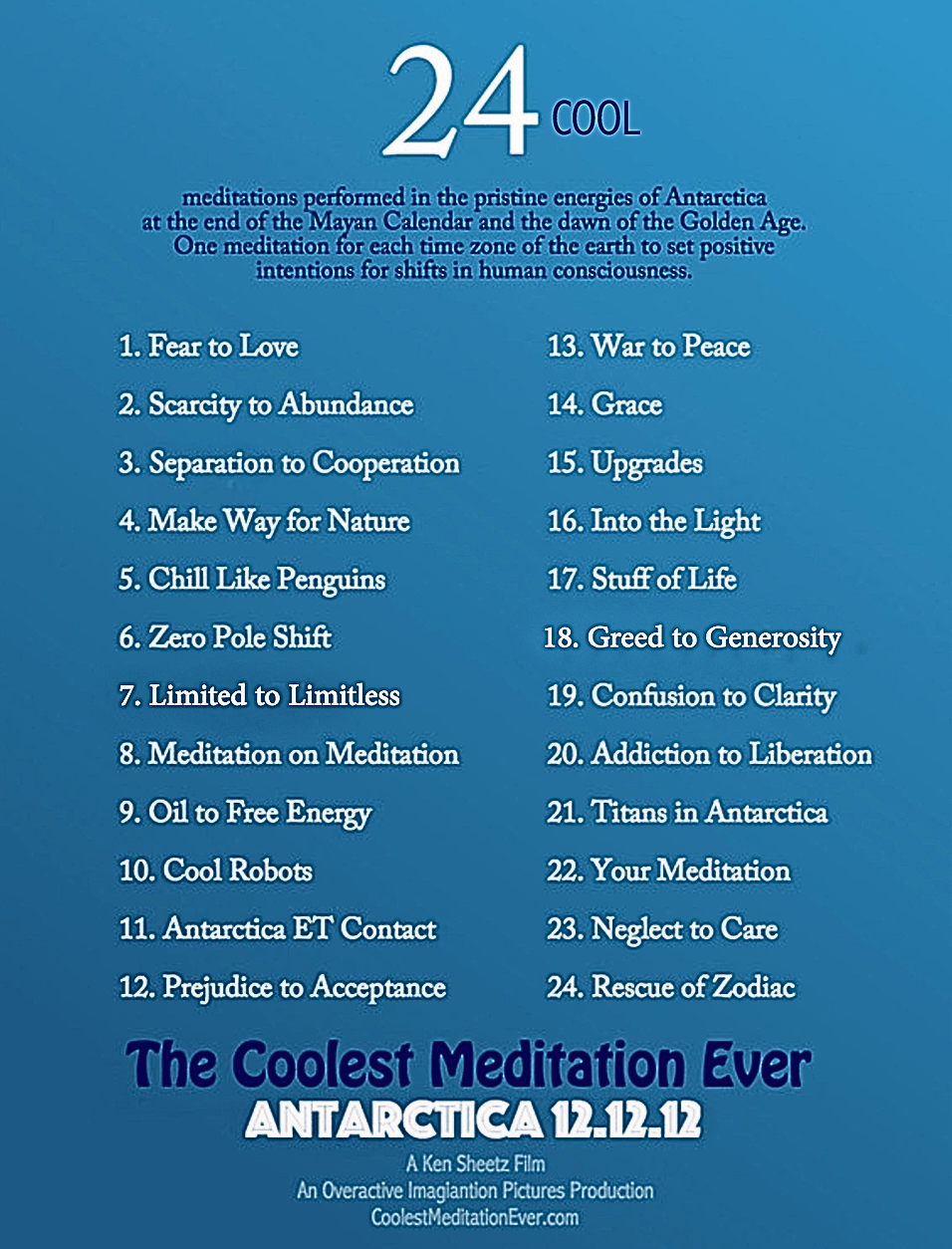 24 Meditations for a Cooler World
